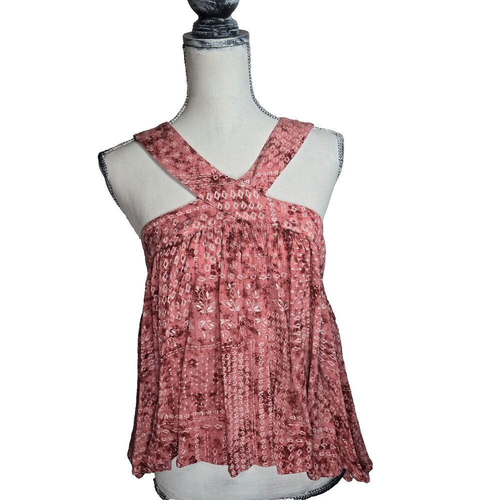 Jack by BB Dakota Womens Pink Sleeveless Blouse Small